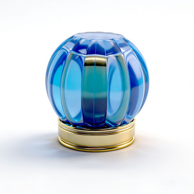 Acrylic perfume cap pomel french perfume with gold cap wholesale | GP Bottles