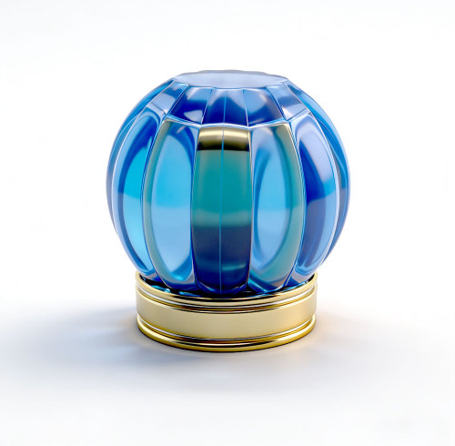 Acrylic perfume cap pomel french perfume with gold cap wholesale | GP Bottles