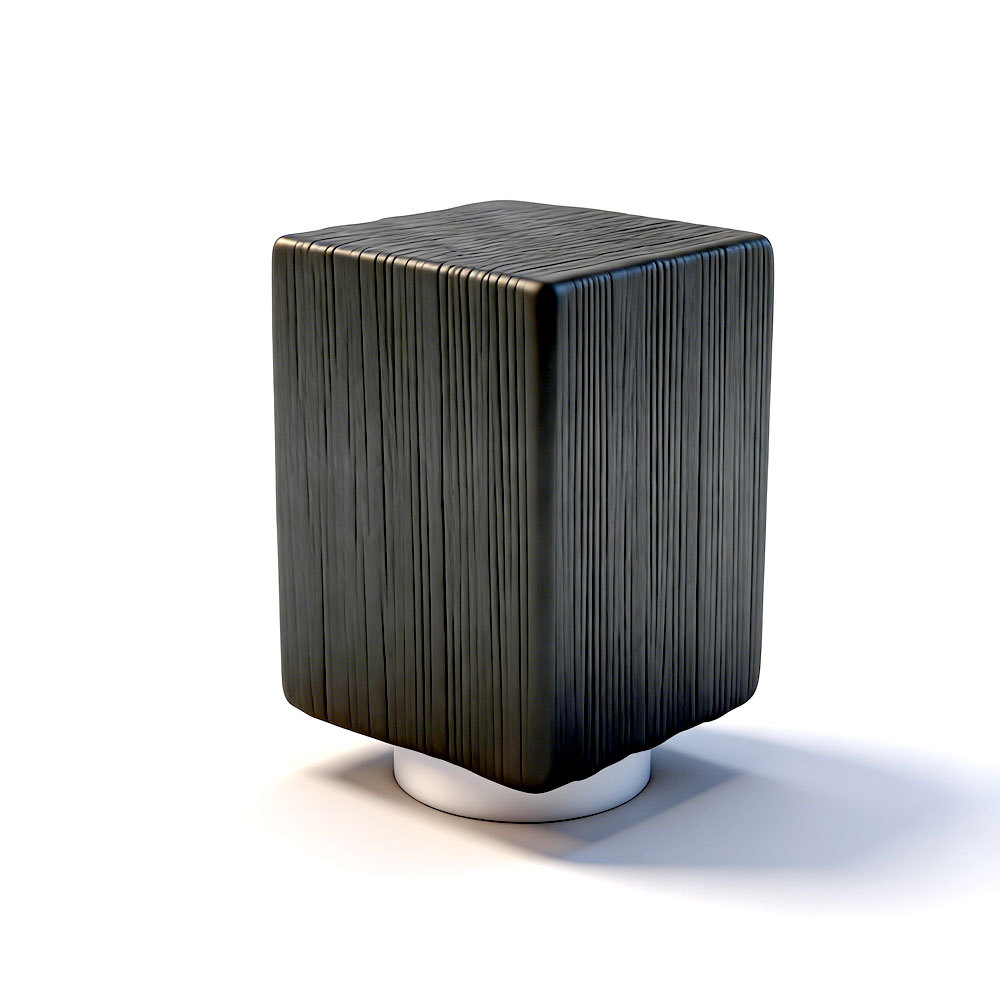 Square Wood Cap custom wooden perfume cap