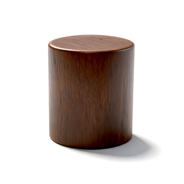 Cylinder-shaped wooden perfume cap for glass bottle wholesale,15mm crimp bottleneck| GP Bottles