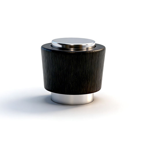 Natrual wood cap for perfume bottle, 15mm crimp type neck, aluminium and PP inner cap  | GP Bottles