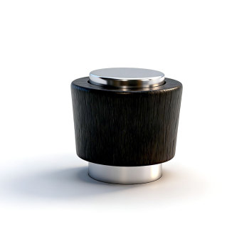 Natrual wood cap for perfume bottle, 15mm crimp type neck, aluminium and PP inner cap  | GP Bottles