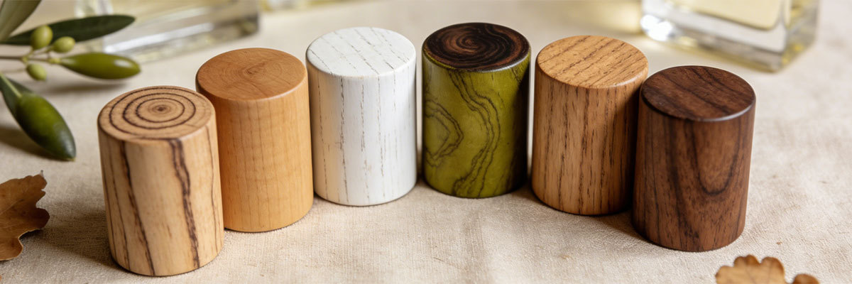 type of wooden perfume cap