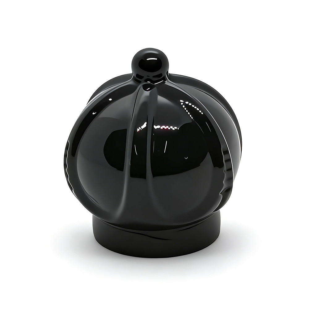 Shinny black zinc alloy perfume cap wholesale | Perfume bottle caps suppliers China manufacturer | GP Bottles