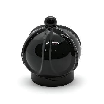 Shinny black zinc alloy perfume cap wholesale | Perfume bottle caps suppliers China manufacturer | GP Bottles