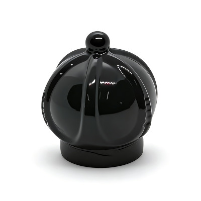 Shinny black zinc alloy perfume cap wholesale | Perfume bottle caps suppliers China manufacturer | GP Bottles