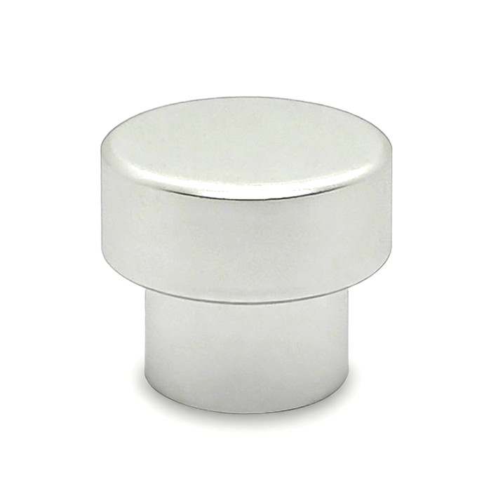 Matte silver perfume glass bottle caps with collar designs wholesale | zamac perfume cap | cap with PP inner | GP Bottles OEM ODM Manufacturing