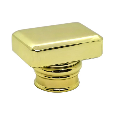 Rectangle zamac art deco perfume bottle caps wholesale | zamak perfume cap | zinc alloy cap | GP Bottles OEM ODM Manufacturing