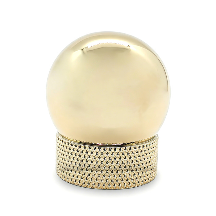 Ball shape zamac cap for glass perfume bottle wholesale | cologne bottle cap | perfume bottle tops | GP Bottles OEM ODM Manufacturing