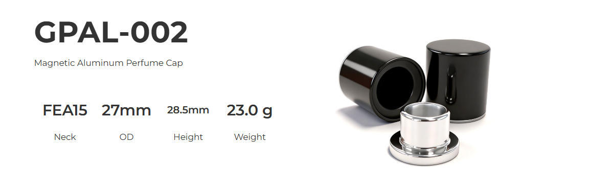  custom magnetic perfume cap for niche brands