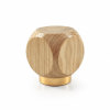 White Oak Wooden Perfume Cap FEA15 Customized For Niche Brand