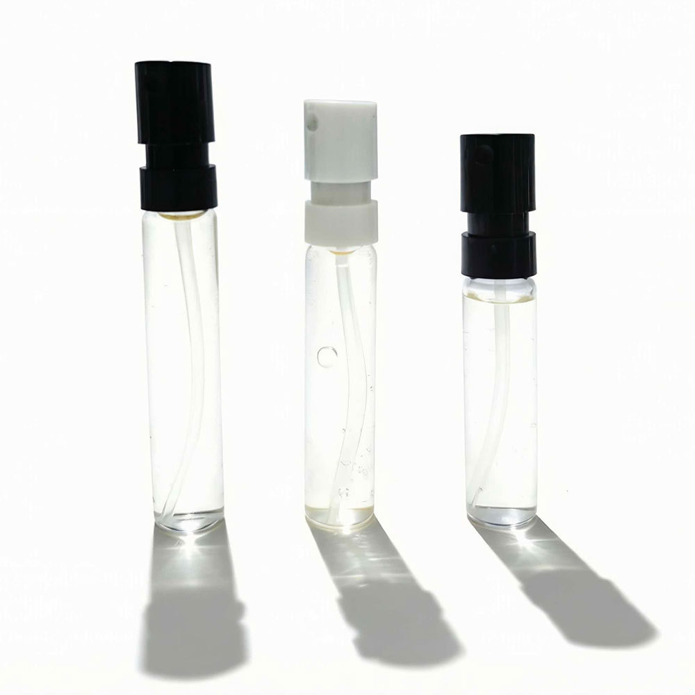 Premium Glass Perfume Sample Vials with Luxury French Pump