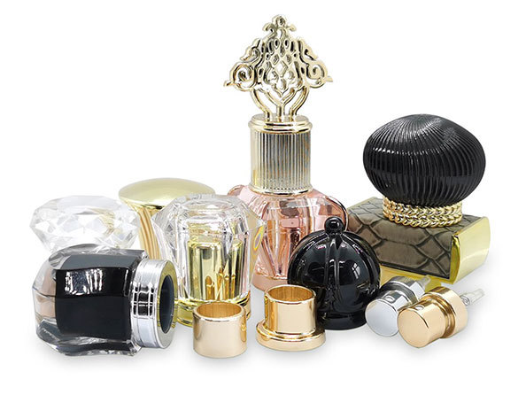 Plastic material textures used for custom plastic perfume caps wholesale