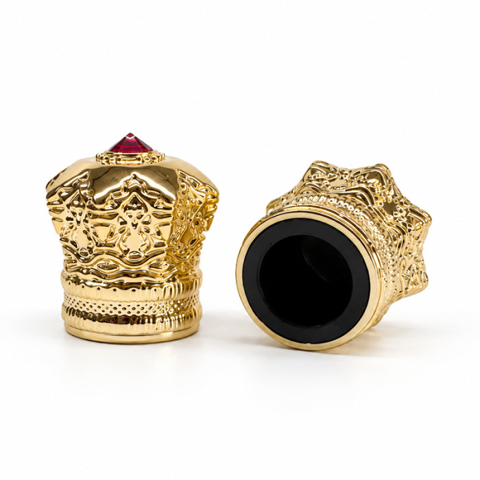 Wholesale Crown Zamac Perfume Caps | Premium Quality Perfume Bottle Lids | Expert OEM & ODM Services from GP Bottles