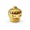 Golden plated zamac perfume cap wholesale | crown shape perfume cap | zinc alloy cap | zamak cap for glass bottle | GP Bottles Manufacturing