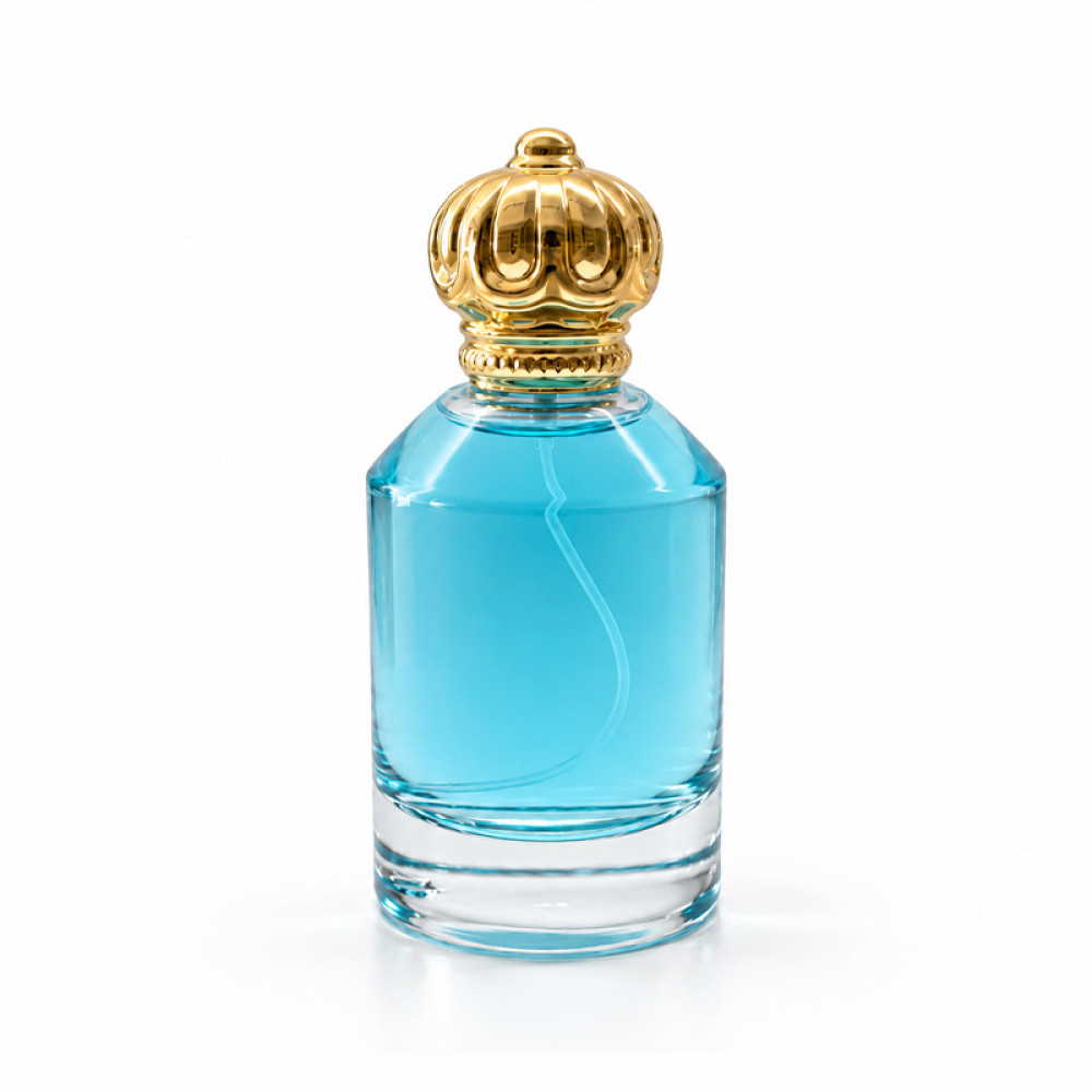 Golden plated zamac perfume cap wholesale | crown shape perfume cap | zinc alloy cap | zamak cap for glass bottle | GP Bottles Manufacturing