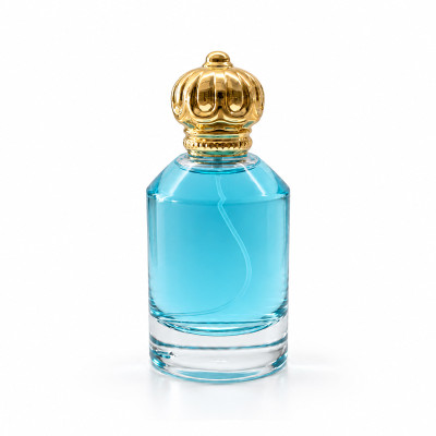 Golden plated zamac perfume cap wholesale | crown shape perfume cap | zinc alloy cap | zamak cap for glass bottle | GP Bottles Manufacturing