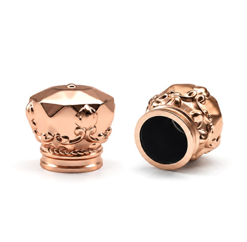 Wholesale Crown Zamac Perfume Caps | Custom Premium Perfume Bottle Lids for Luxury Packaging | Expert OEM & ODM Solutions from GP Bottles for Brand Owners & Wholesalers