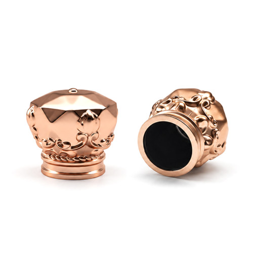 Wholesale Crown Zamac Perfume Caps | Custom Premium Perfume Bottle Lids for Luxury Packaging | Expert OEM & ODM Solutions from GP Bottles for Brand Owners & Wholesalers