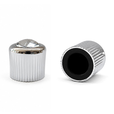 Dimond on top zamac perfume cap wholesale | zamak perfume cap | zinc alloy cap for women's perfume | more colors available | GP Bottles Manufacturing