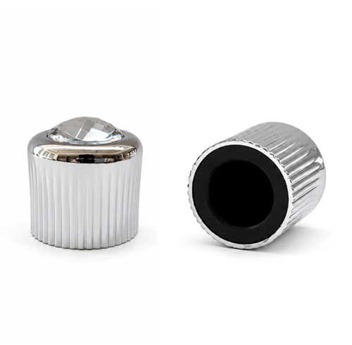 Dimond on top zamac perfume cap wholesale | zamak perfume cap | zinc alloy cap for women's perfume | more colors available | GP Bottles Manufacturing