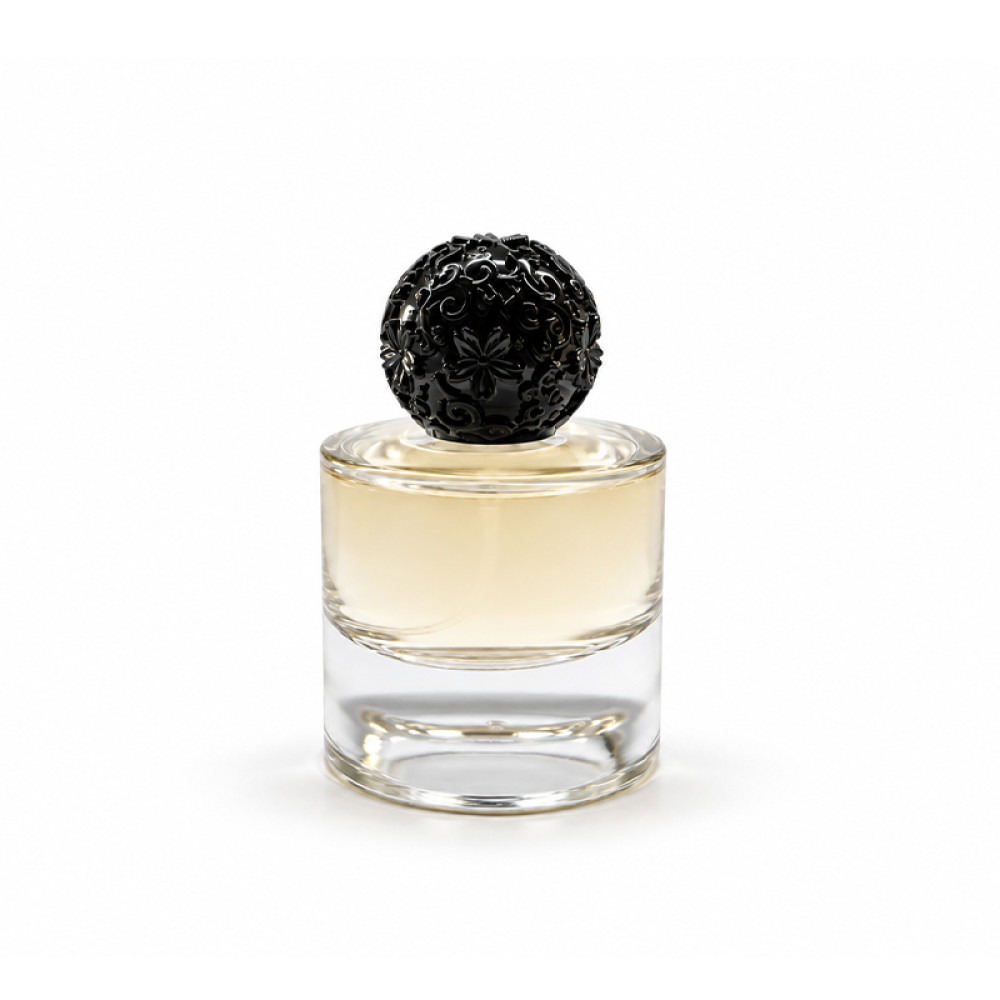 Black Patterned Ball Zinc Alloy Perfume Cap | OEM & ODM Customization for Perfume Packaging Solutions | Wholesale Manufacturing from China