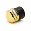 Custom perfume cap zinc alloy with leather wholesale | zamak perfume cap | FEA15 glass bottle | GP Bottles OEM ODM Manufacturing