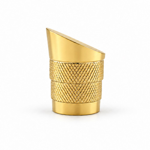Women perfume with pointed cap golden zamac wholesale | zinc alloy perfume cap | GP Bottles OEM ODM Manufacturing