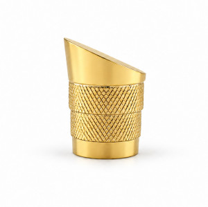 Women perfume with pointed cap golden zamac wholesale | zinc alloy perfume cap | GP Bottles OEM ODM Manufacturing
