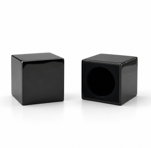 sliver square zinc alloy perfume caps wholesale | custom perfume bottle caps | zamac perfume cap | GP Bottles OEM ODM Manufacturing