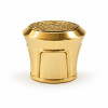 Golden bottle caps for luxury perfume packaging wholesale | zamac perfume cap | FEA 15 pump sprayer suitable | GP Bottles OEM ODM Manufacturing