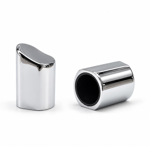 FEA 15mm Zamac perfume cap wholesale | zinc alloy cap | silver plated metal cap | perfume cap for glass bottle | GP Bottles Manufacturing