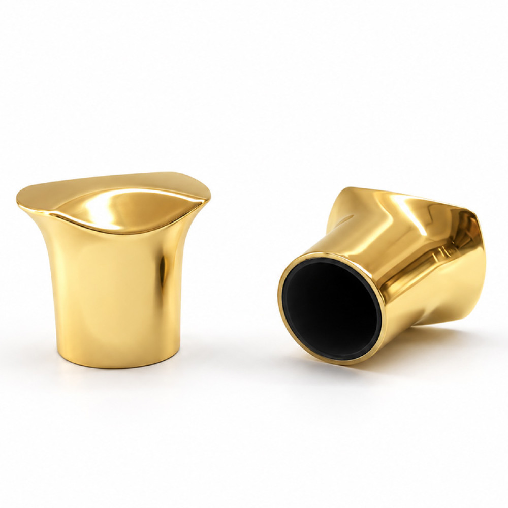 Wholesale Zamac Perfume Caps - High Quality &amp; Gold Plated | FEA 15mm Standard Neck