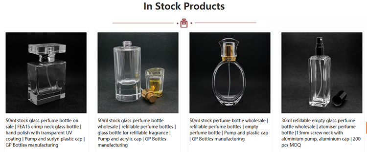 in stock perfume bottles