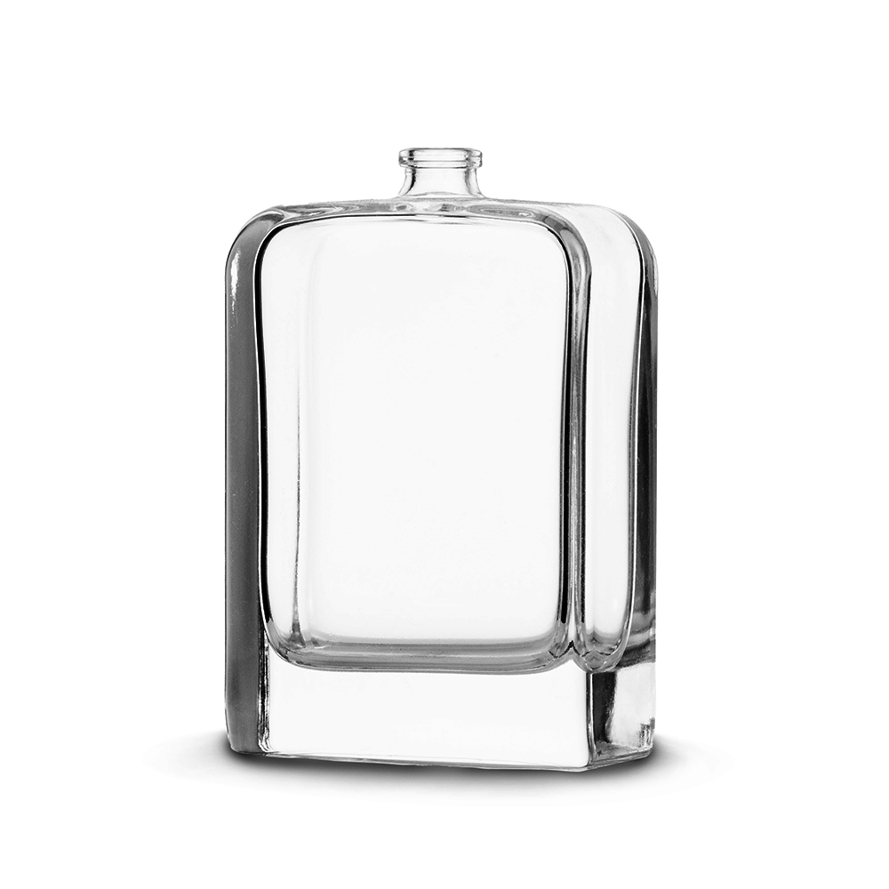 Tank 100ml glass perfume bottle