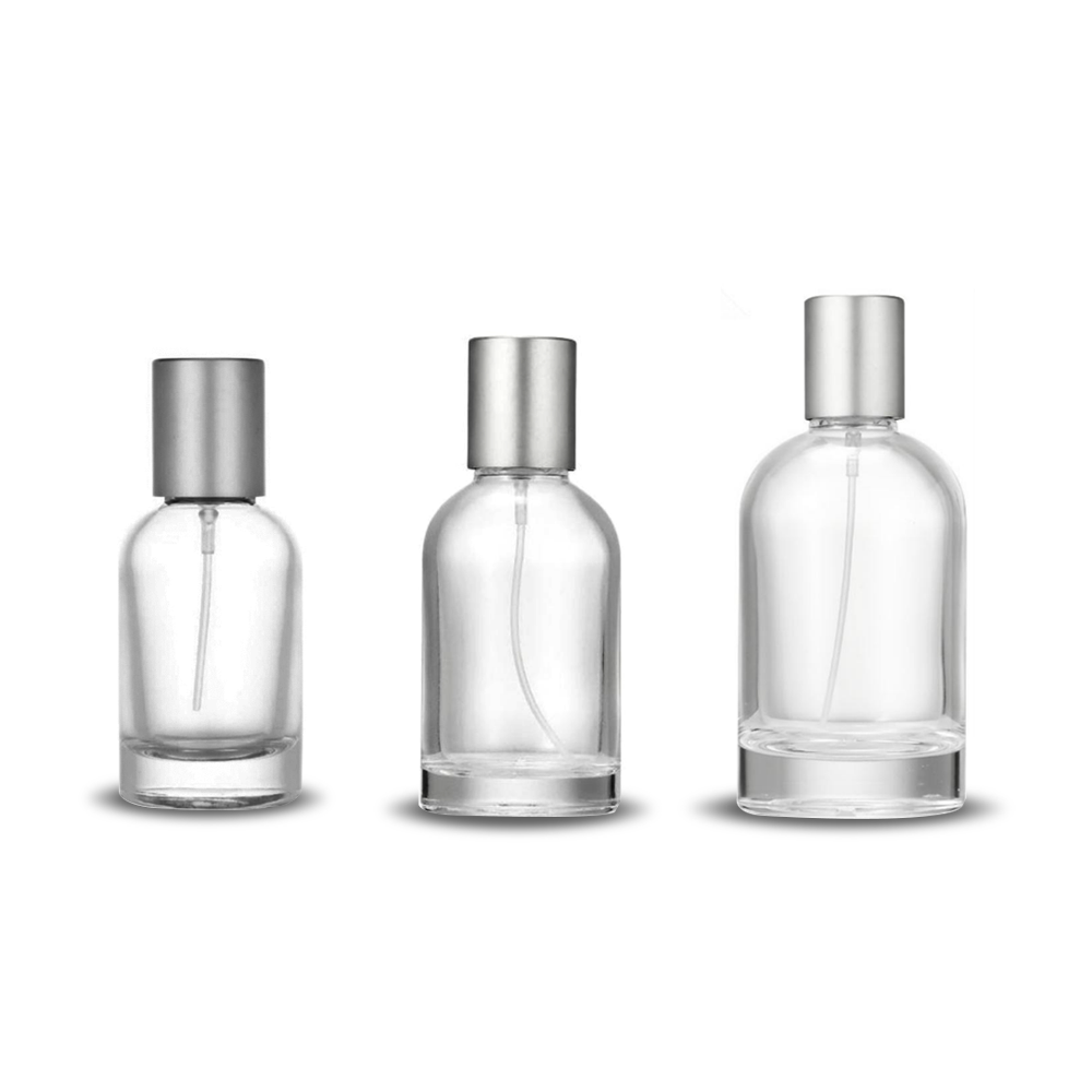 Customize Your Scent: Wholesale 100ml Oslo Round Perfume Bottle Supplier with Various Caps and Sprayers