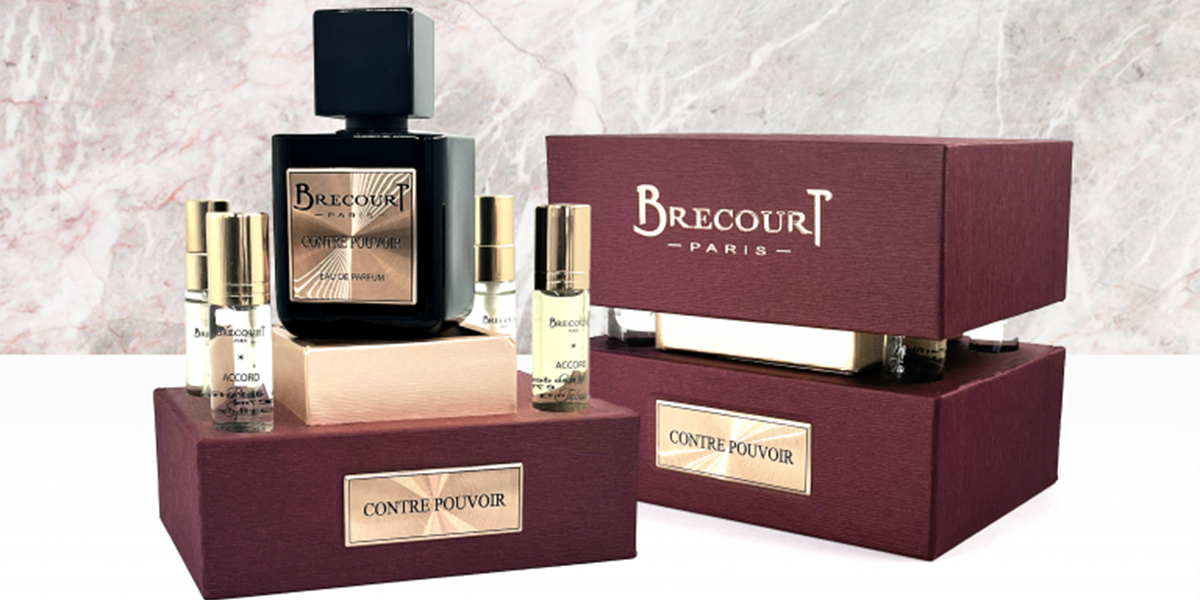 Brecourt Eau Blanche niche perfume bottle with citrus and ginger notes – French perfume