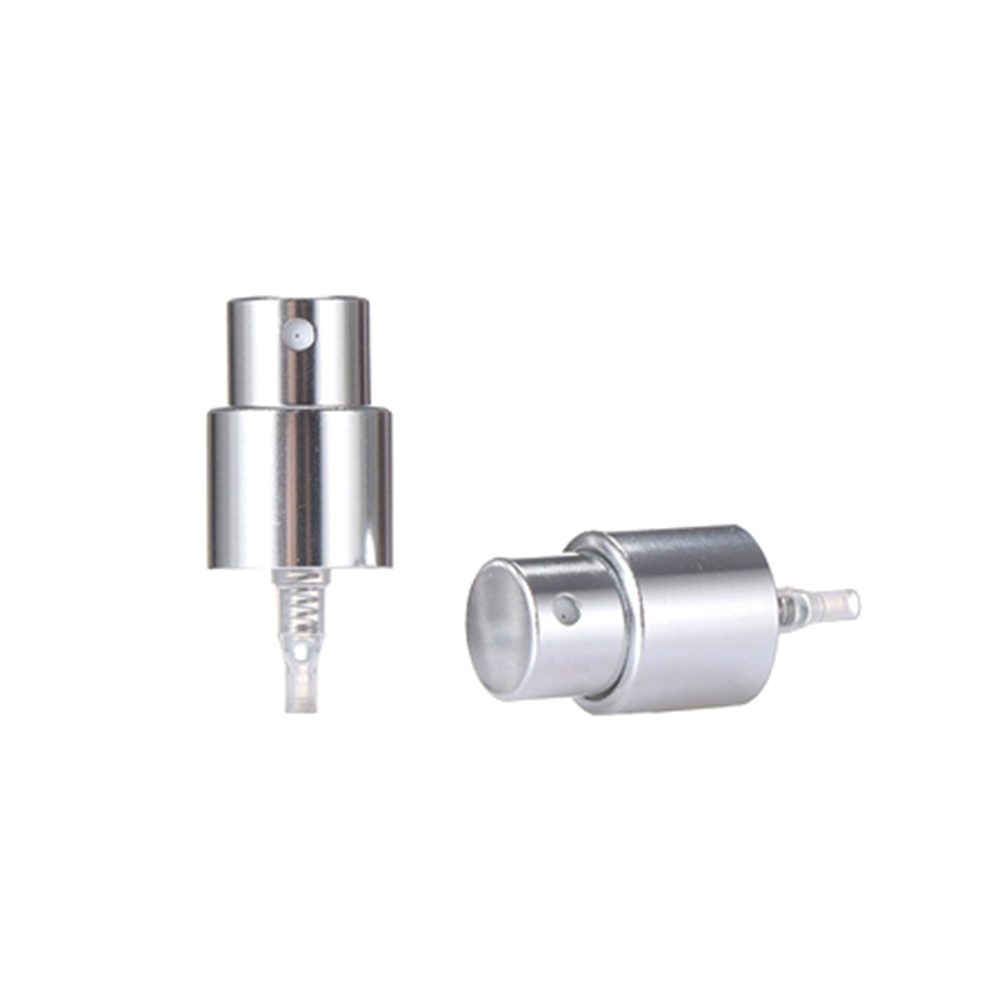 Custom pumps and collars wholesale on glass fragrance bottles
