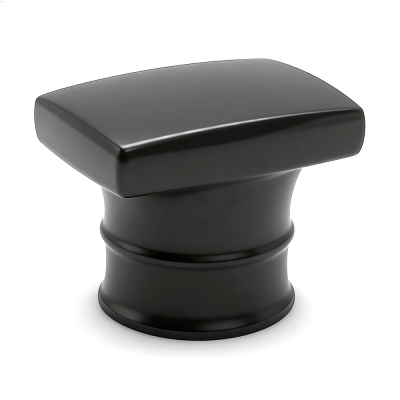 Zamac types of perfume bottle caps wholesale | shinny black color cap | FEA15 bottle neck | anti-alcohol | GP Bottles Manufacturing