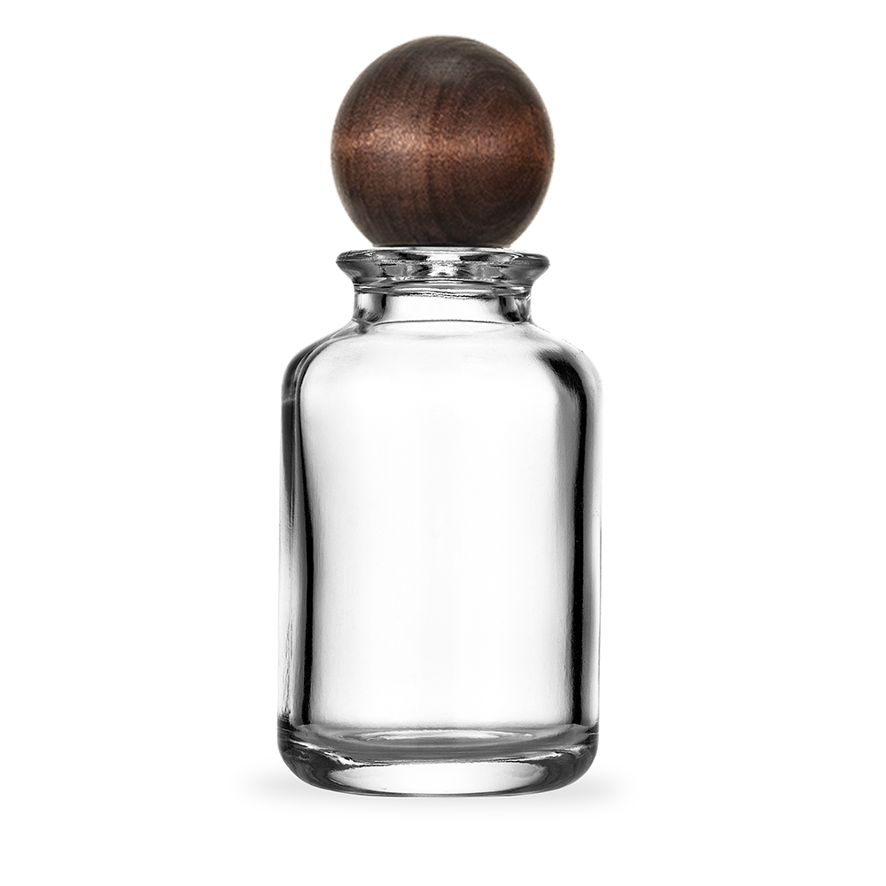 Botanicals glass perfume bottle