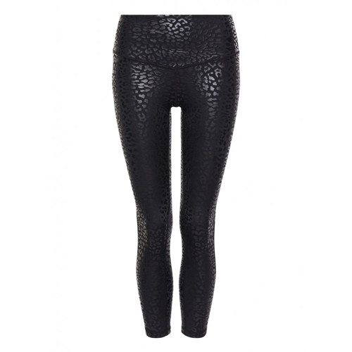 Sexy ladies nylon spandex snakeskin print fitness yoga pants