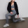 Wholesale high waist nude reflective fitness soft tight yoga leggings