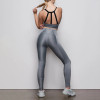 Wholesale high waist nude reflective fitness soft tight yoga leggings