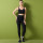 Honeycomb pants seamless knitted yoga pants
