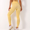 Seamless peach hip stretch quick-drying shorts