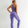 Seamless yoga pants small dotted jacquard cropped pants