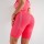 Seamless high-waisted peach hip yoga shorts