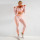 Women's two-piece suit of solid color vest elastic seamless leggings