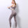 Camouflage shark high stretch bra trousers yoga suit set