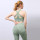 Camouflage shark high stretch bra trousers yoga suit set